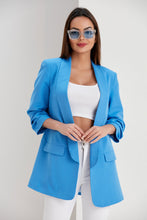 Load image into Gallery viewer, Tasha Blazer Bright Blue 

