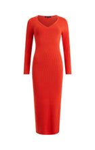 Load image into Gallery viewer, French Connection Mari Knit Dress In Rust
