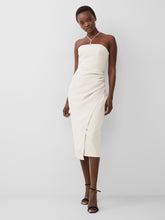 Load image into Gallery viewer, French Connection Echo Halter Dress In Silver Lining
