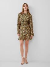 Load image into Gallery viewer, French Connection Aleezia Flavia Dress In Forest Green Floral
