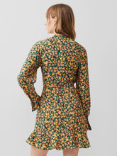 Load image into Gallery viewer, French Connection Aleezia Flavia Dress In Forest Green Floral
