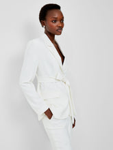 Load image into Gallery viewer, French Connection Whisper Belted Blazer In Summer White
