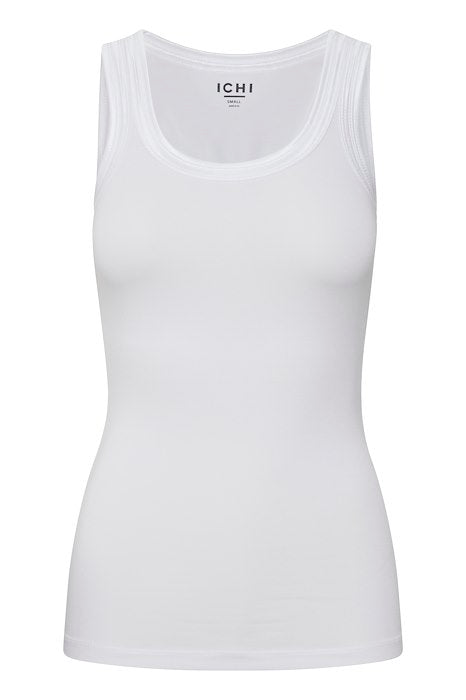 ICHI Zola Vest Top In White