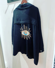 Load image into Gallery viewer, Evil Eye Shirt In Black
