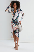 Load image into Gallery viewer, Forever Midi Dress In Leopard floral

