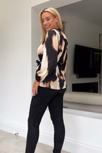 Load image into Gallery viewer, Girl In Mind Gabriella Top In Animal Print
