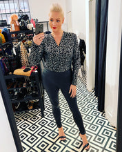 Load image into Gallery viewer, Jamie Bodysuit In Sliver Leopard Sequin
