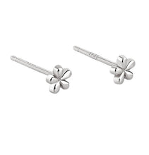 Load image into Gallery viewer, She Is Sterling Silver Flower Studs
