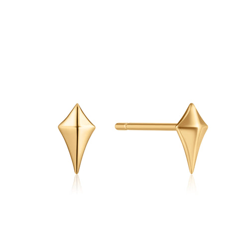 Ania Haie Gold Diamond Shape Stud Earrings E023-23G